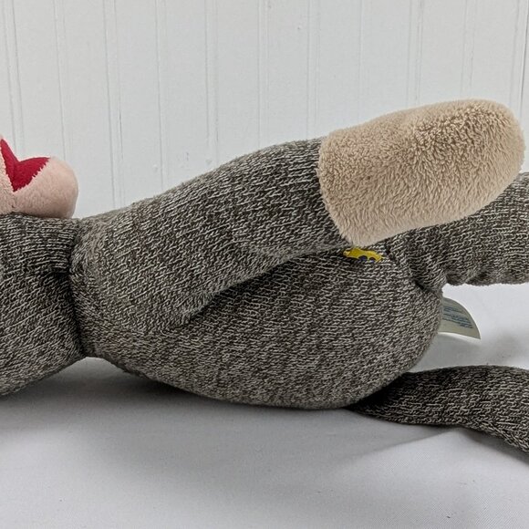 Build A Bear Sock Monkey Girl Plush 17" Stuffed Animal Red Bow 2013 BABW - Picture 3 of 10